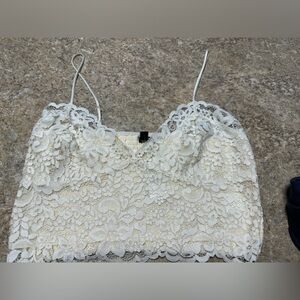 Express Lace Camisole - Cream